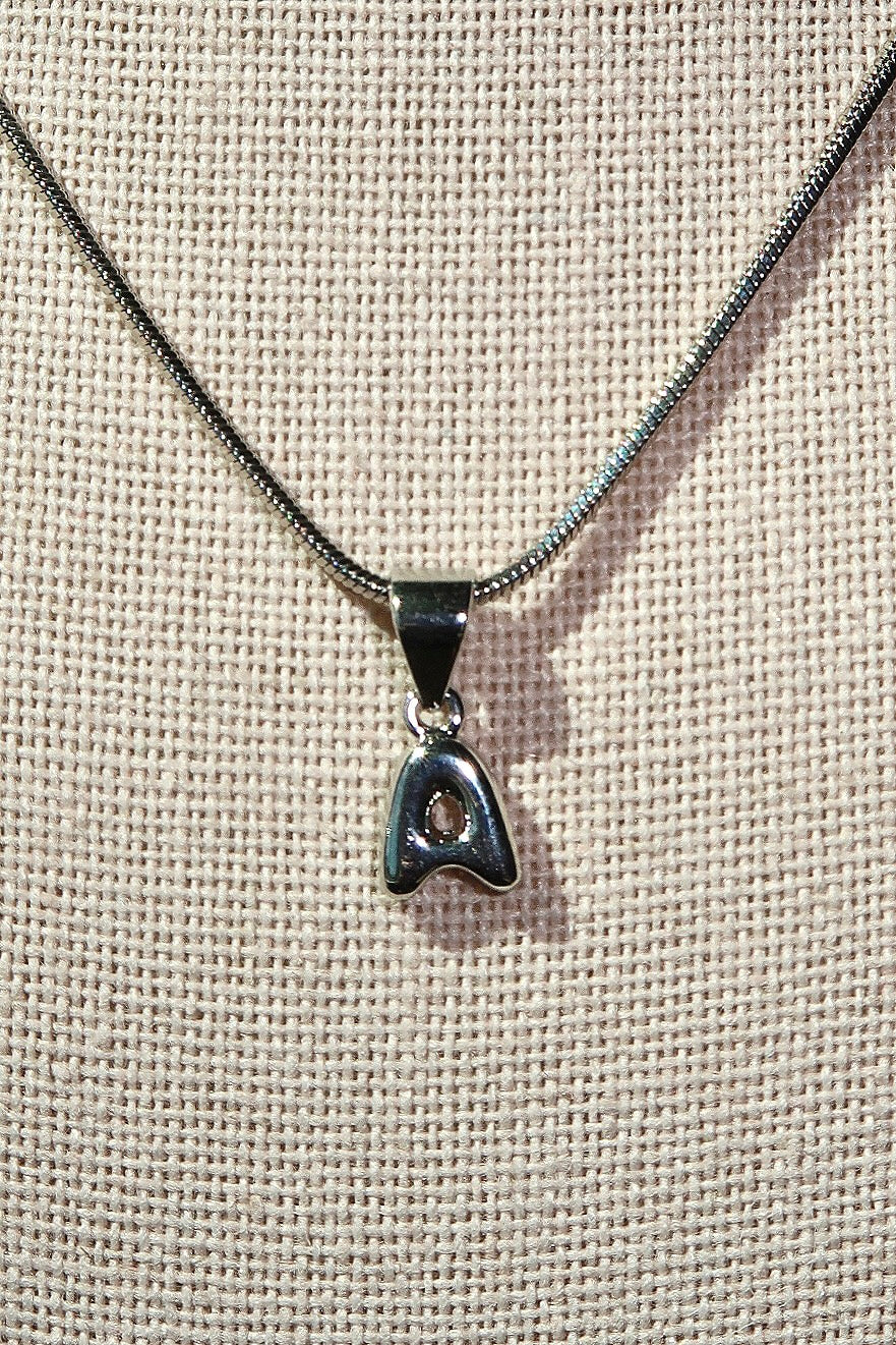 The Mini Silver Letter Charms