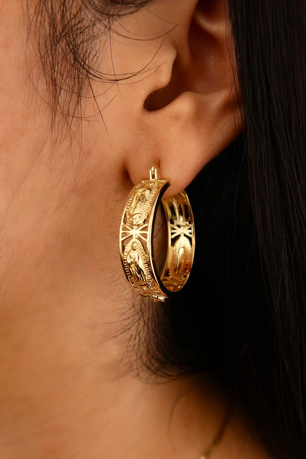 The Virgencita Hoops