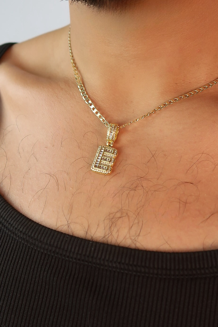 The Diamond Letter Pendants