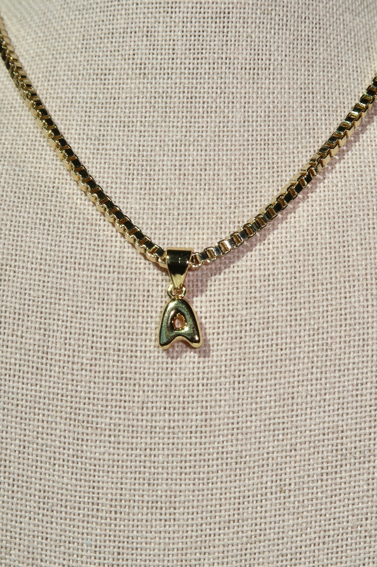 The Mini Gold Letter Charms