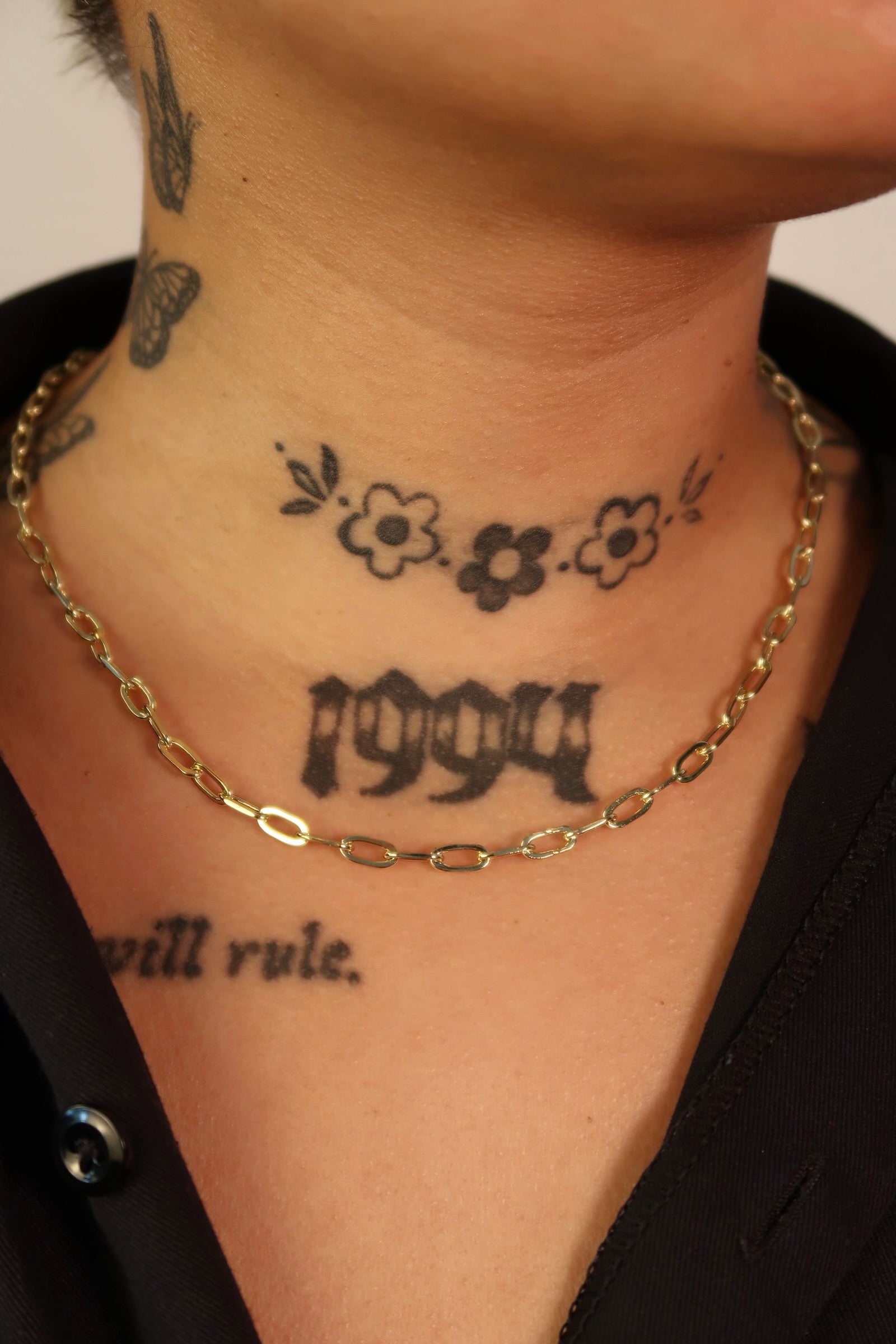 The Large Paper Clip Gold Chain
