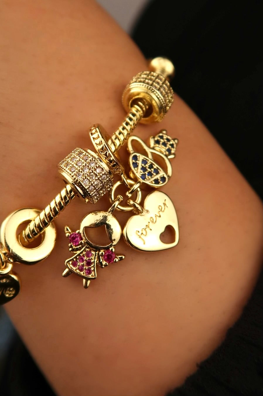 The Mother Gold Charm Bracelet