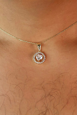 The Small Heart Diamond Pendant
