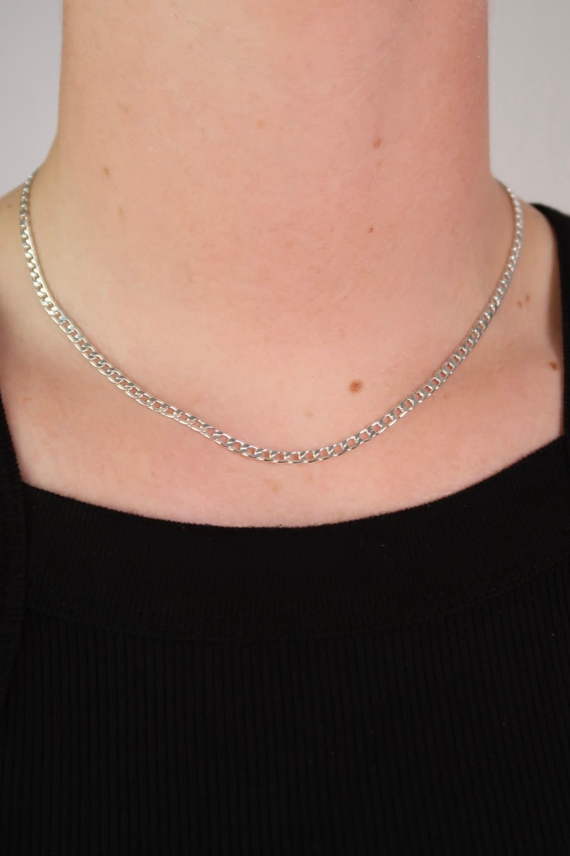 The Tiny Cuban Silver Chain