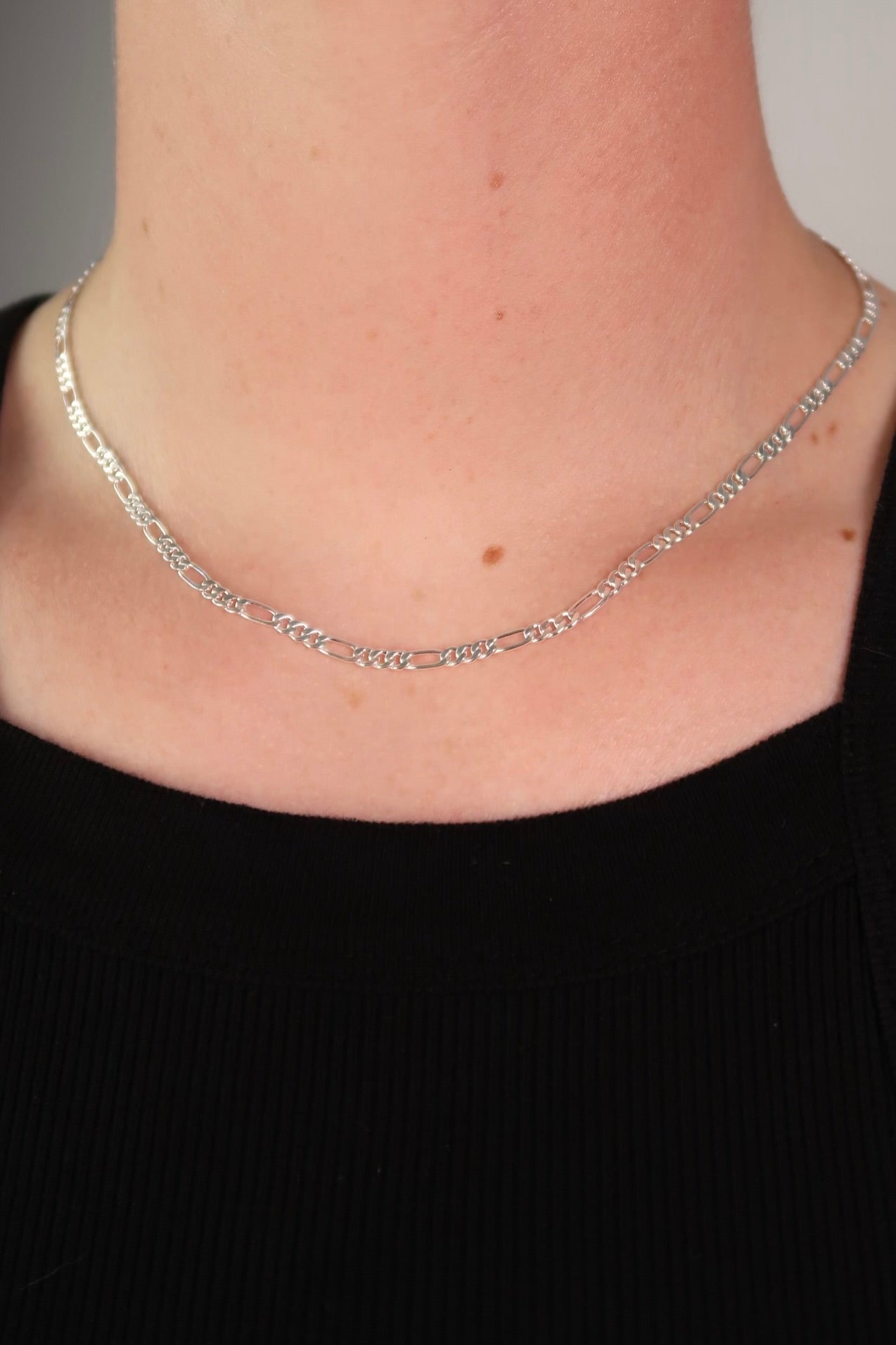 The Tiny Figaro Silver Chain