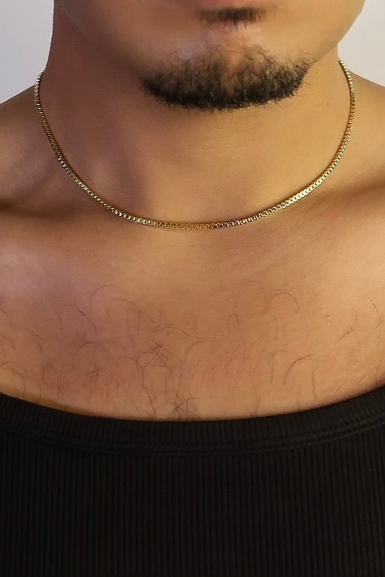 The Large Box Gold Chain