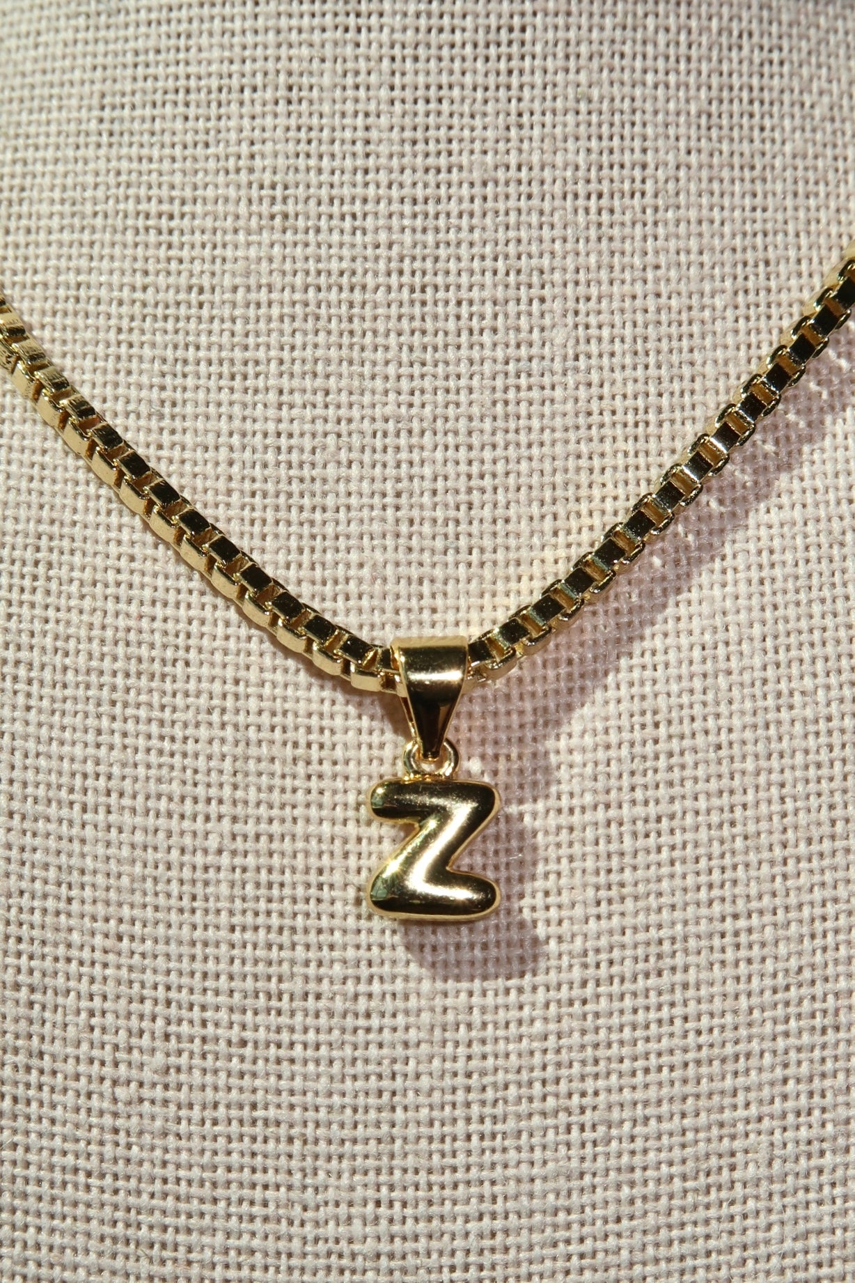 The Mini Gold Letter Charms