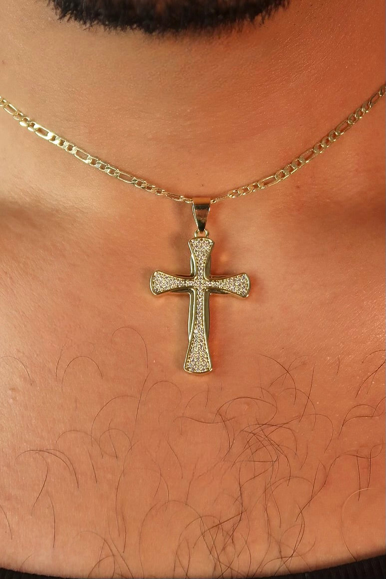 The Large Gold Cross Pendant