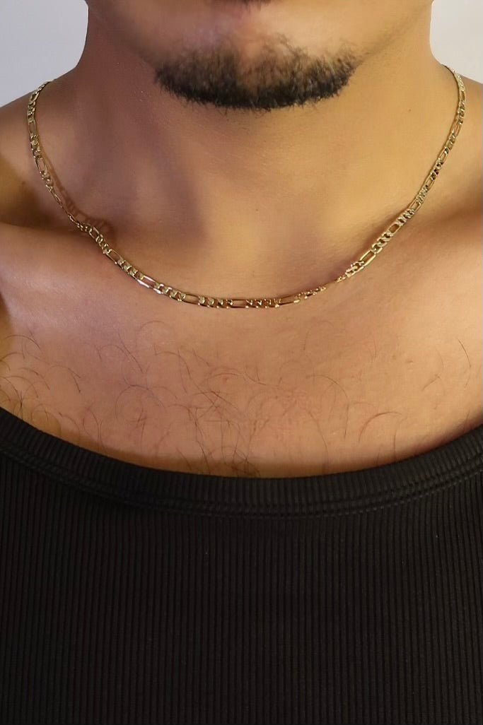 The Medium Figaro Gold Chain