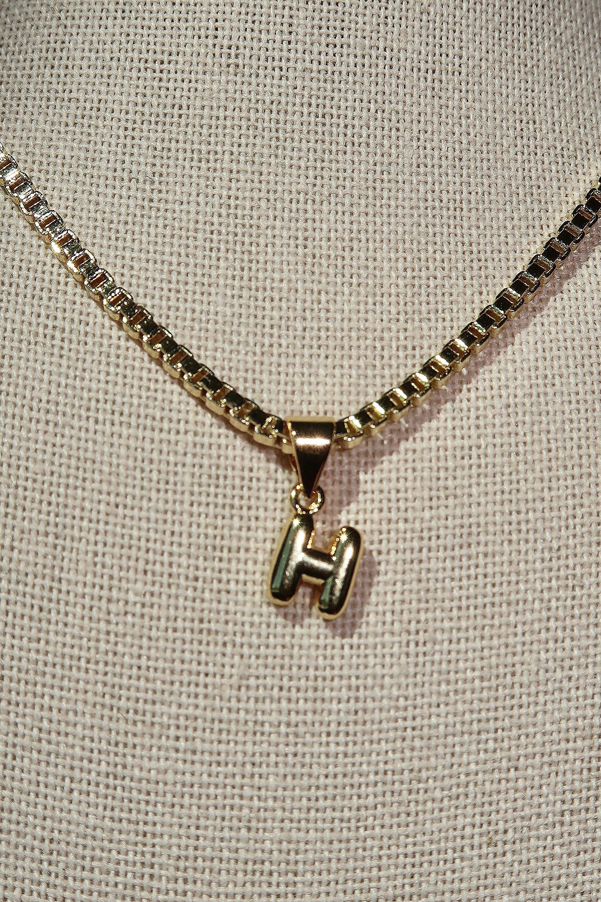 The Mini Gold Letter Charms