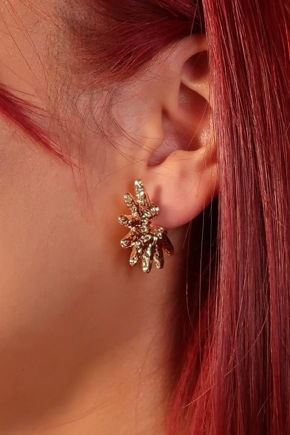 The Half Sun Gold Earrings