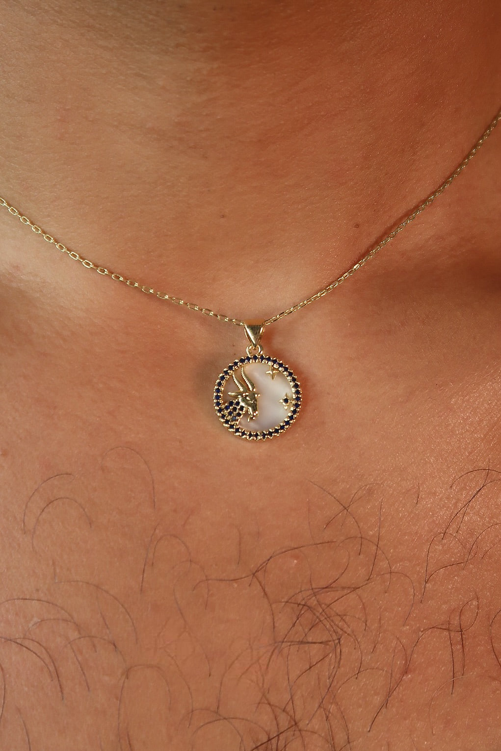 The Colors & Pearl Back Zodiac Pendants