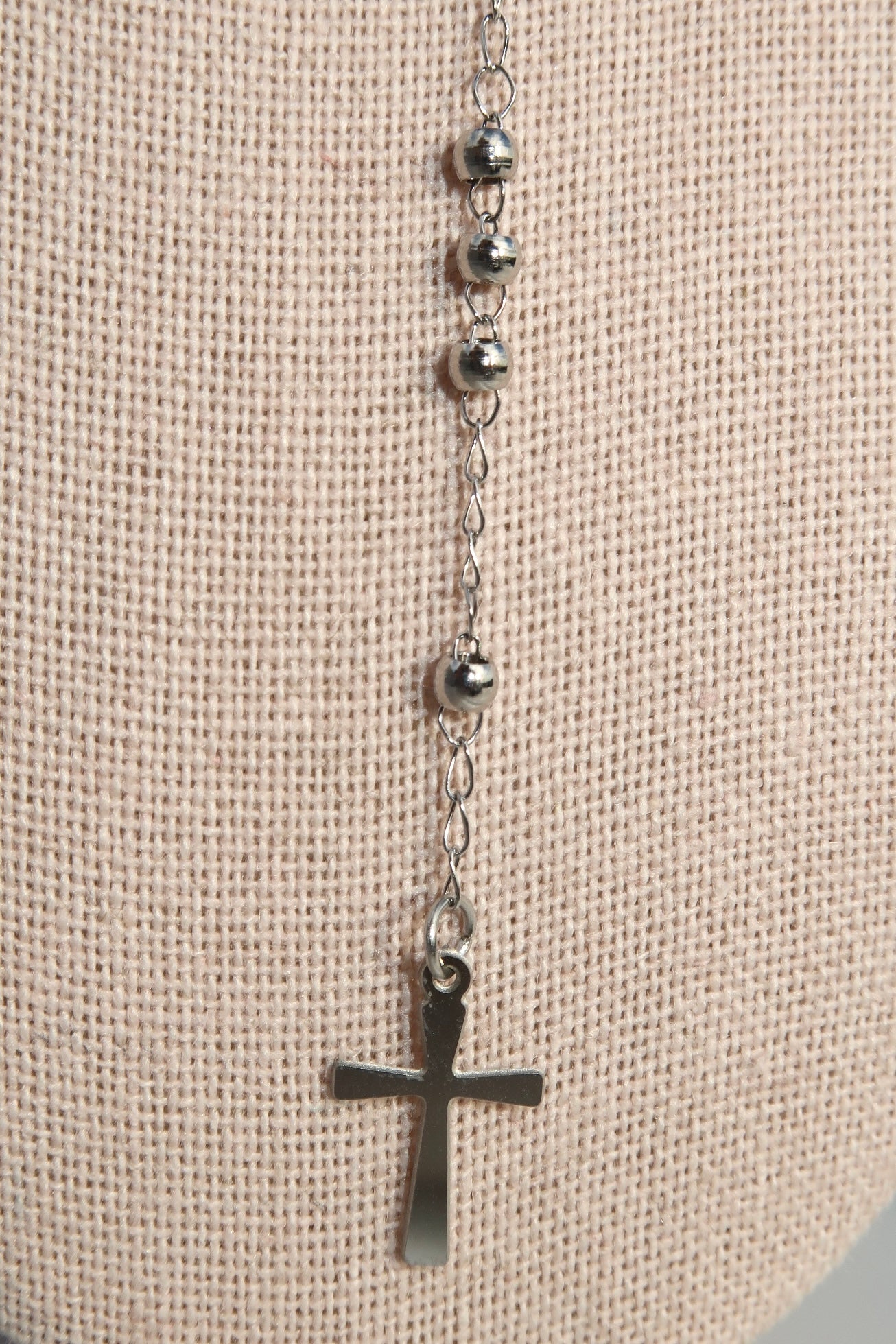 The Dainty Silver Rosary