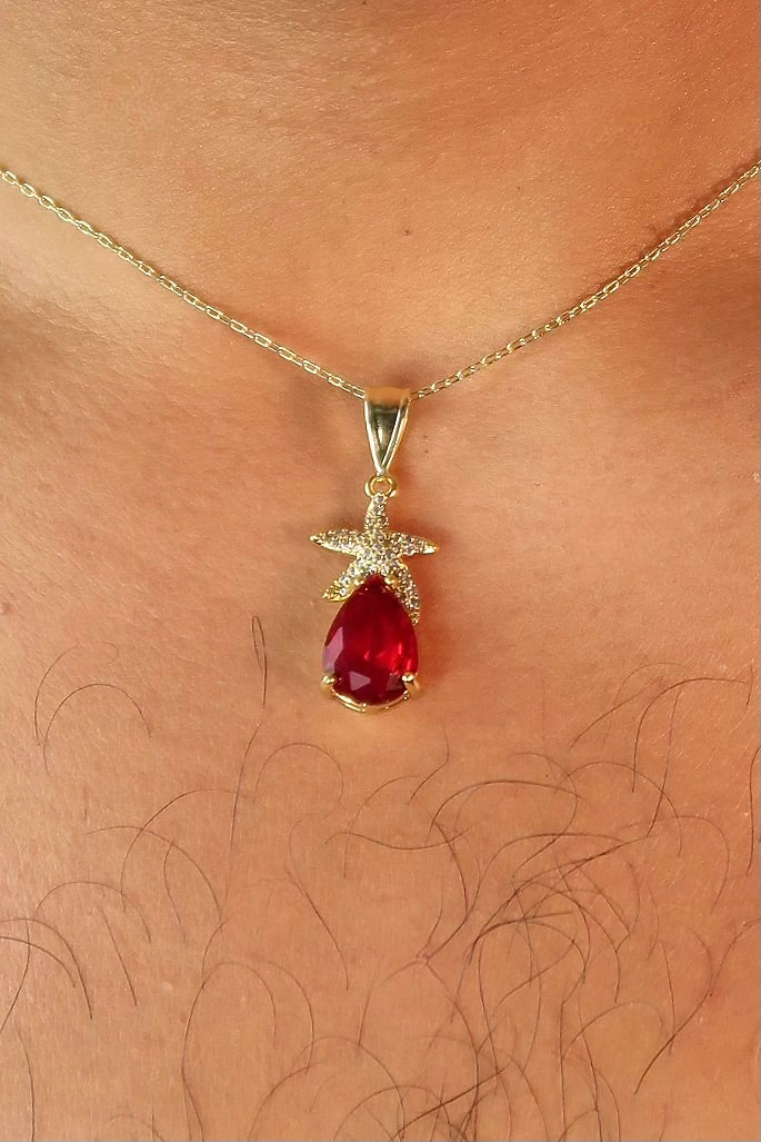 The Starfish Diamond Pendant