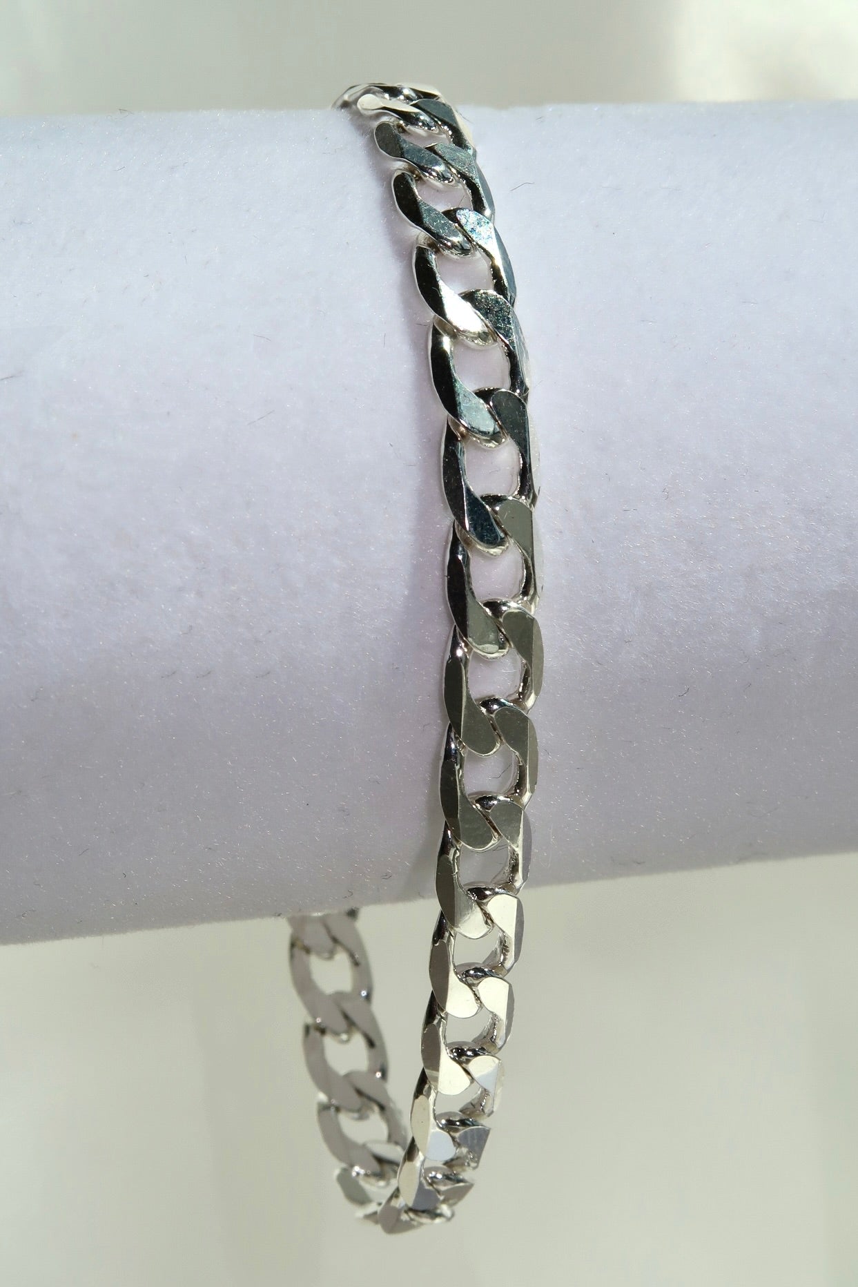 The Medium Cuban Silver Bracelet