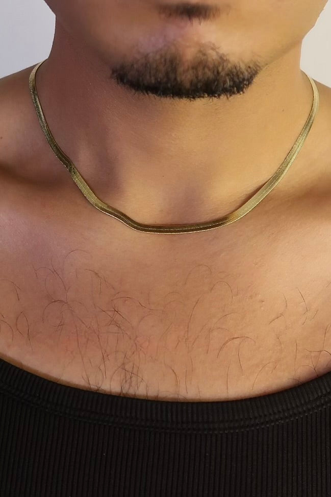 The Small Snake Gold Chain