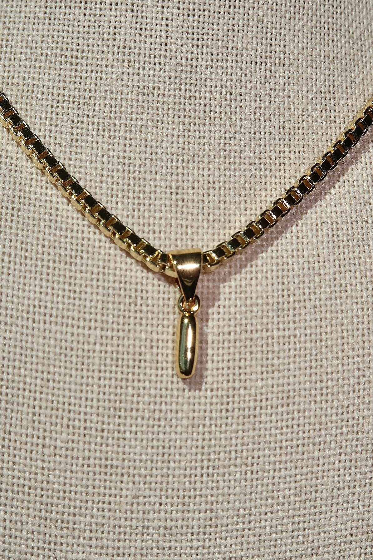 The Mini Gold Letter Charms