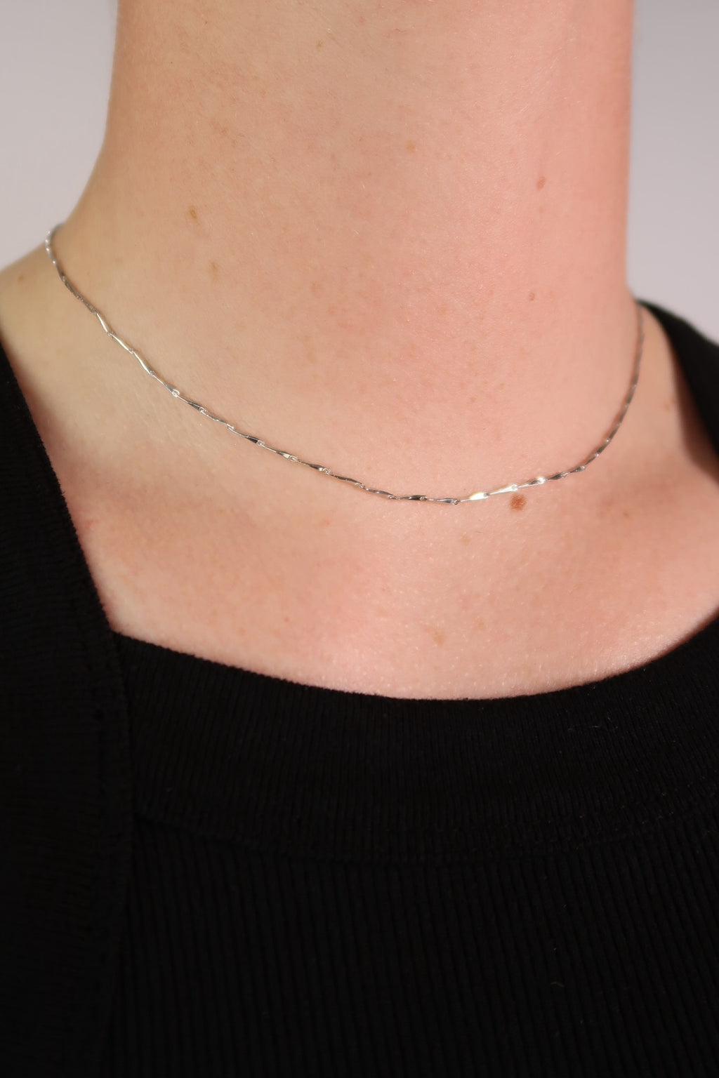 The Micro Dagger Silver Chain