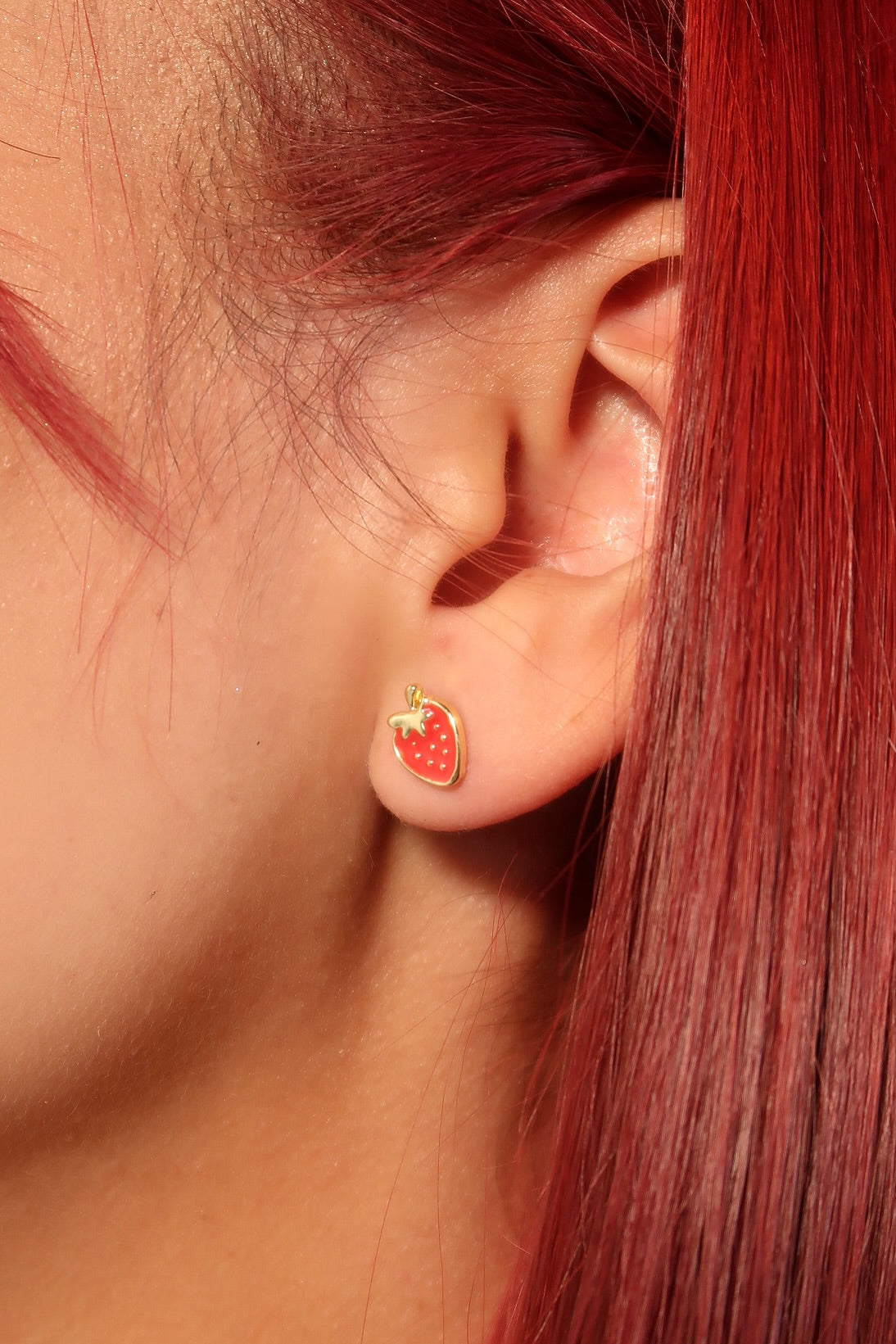 The Small Strawberry Studs