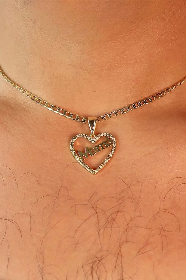 The Gold Heart Mamá Pendant