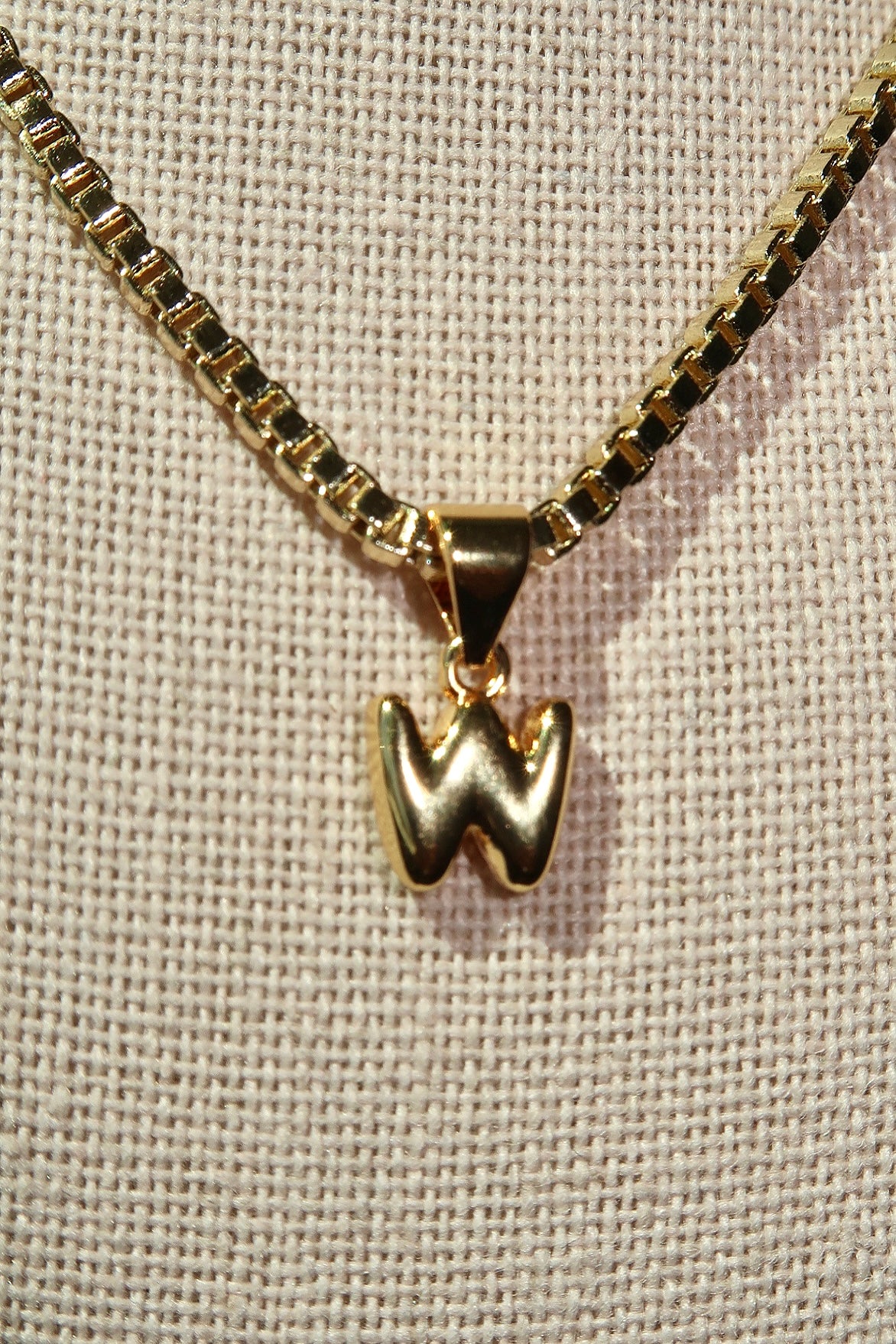 The Mini Gold Letter Charms