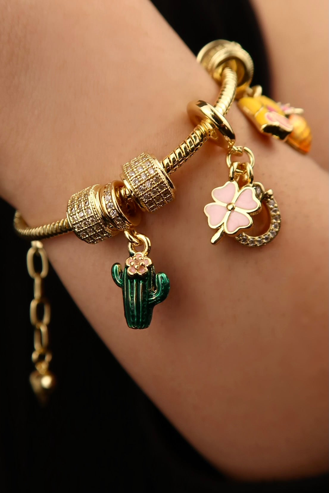 The Vacation Gold Charm Bracelet