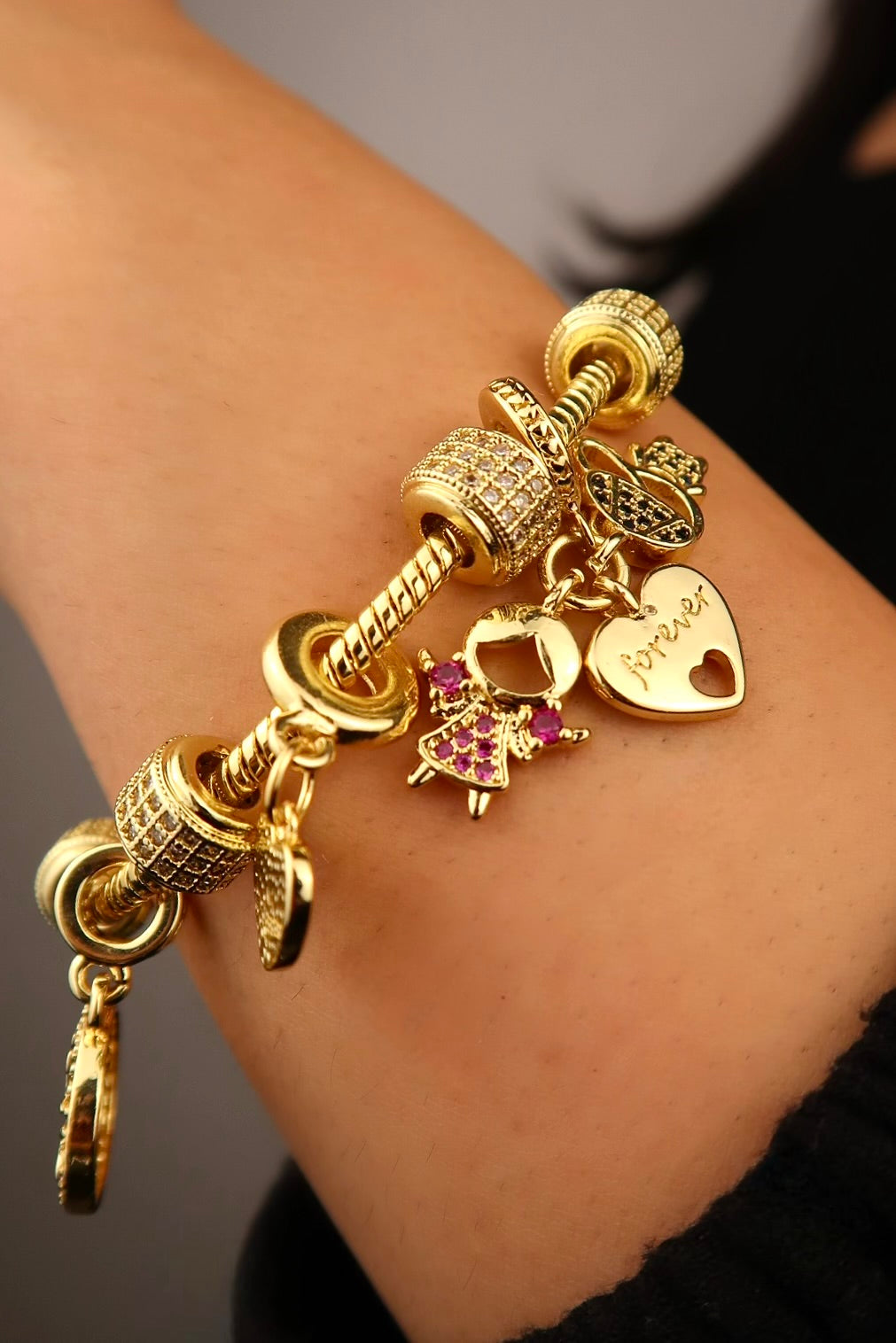 The Mother Gold Charm Bracelet