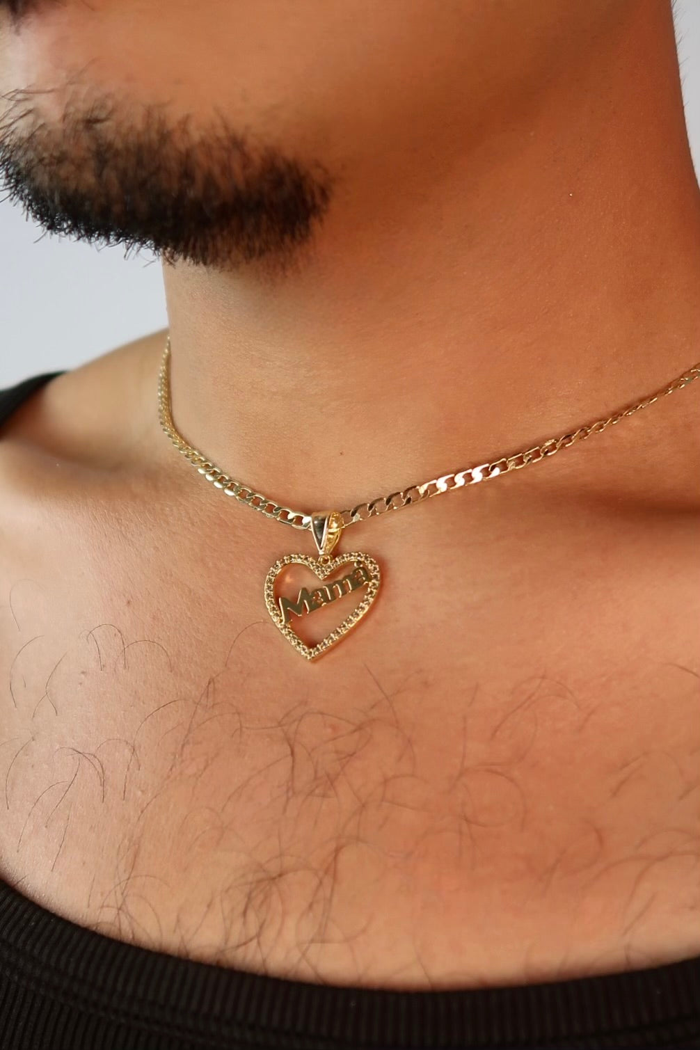 The Gold Heart Mamá Pendant