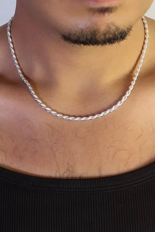 The Large Rope Silver Chain