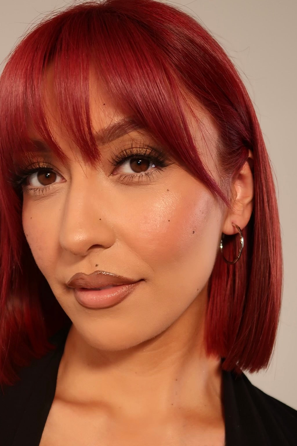 The Small Textured Silver Hoops