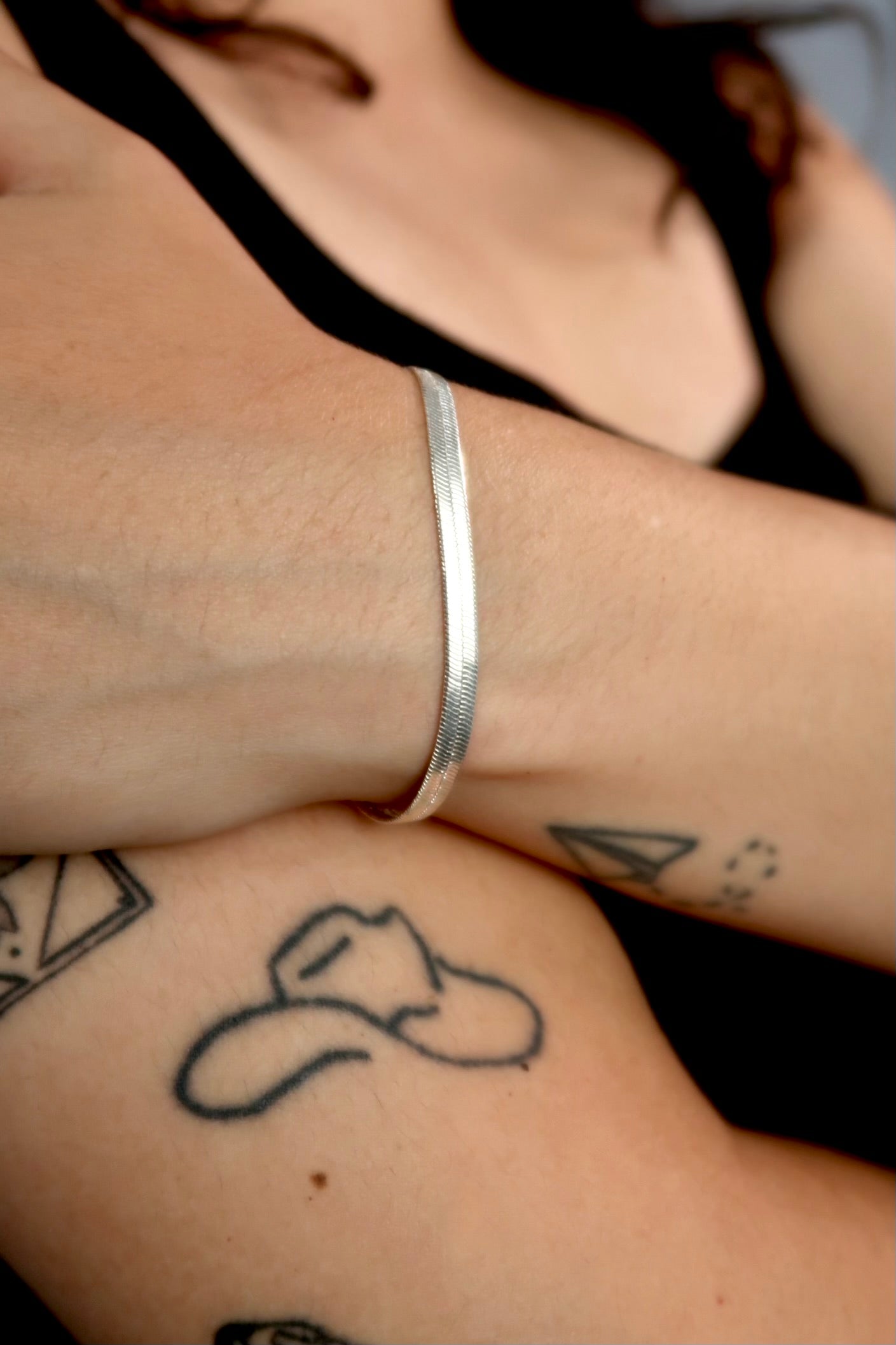 The Snake Silver Bracelet