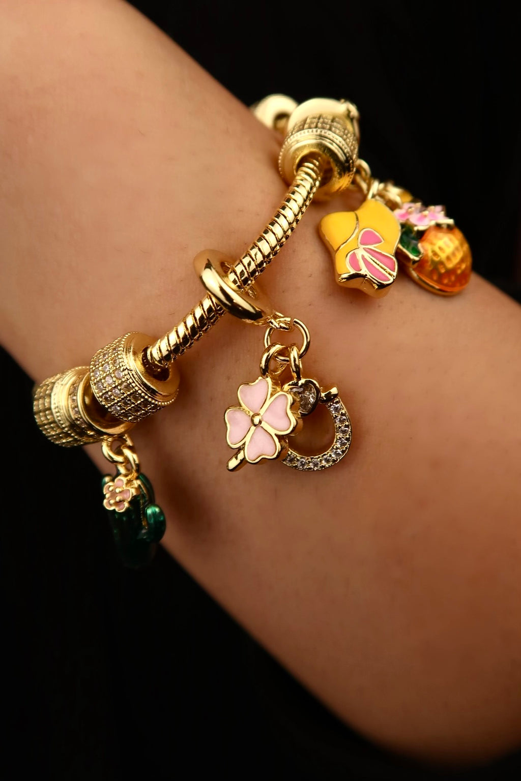 The Vacation Gold Charm Bracelet