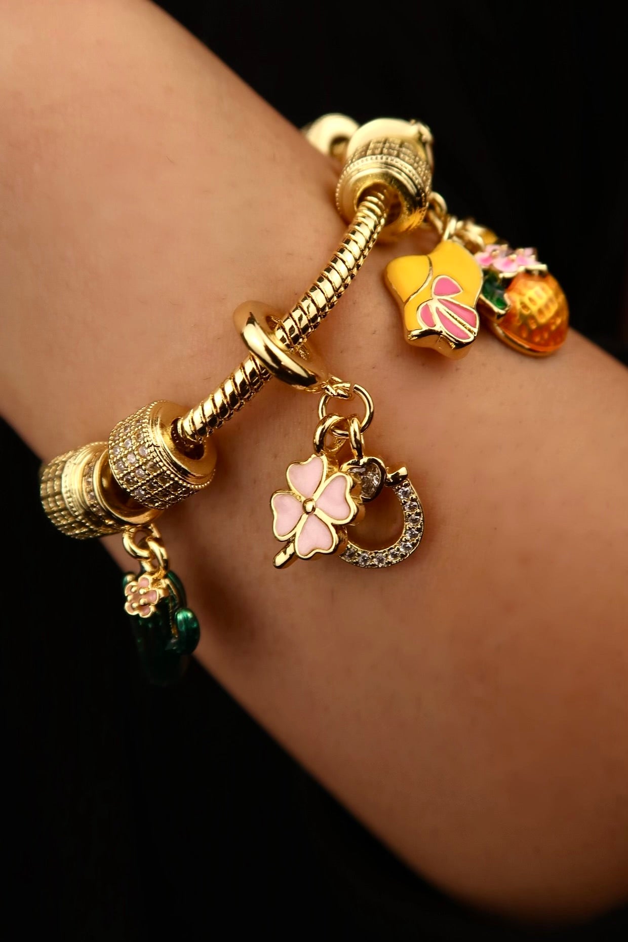 The Vacation Gold Charm Bracelet