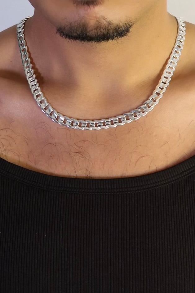 The Large Cuban Silver Chain