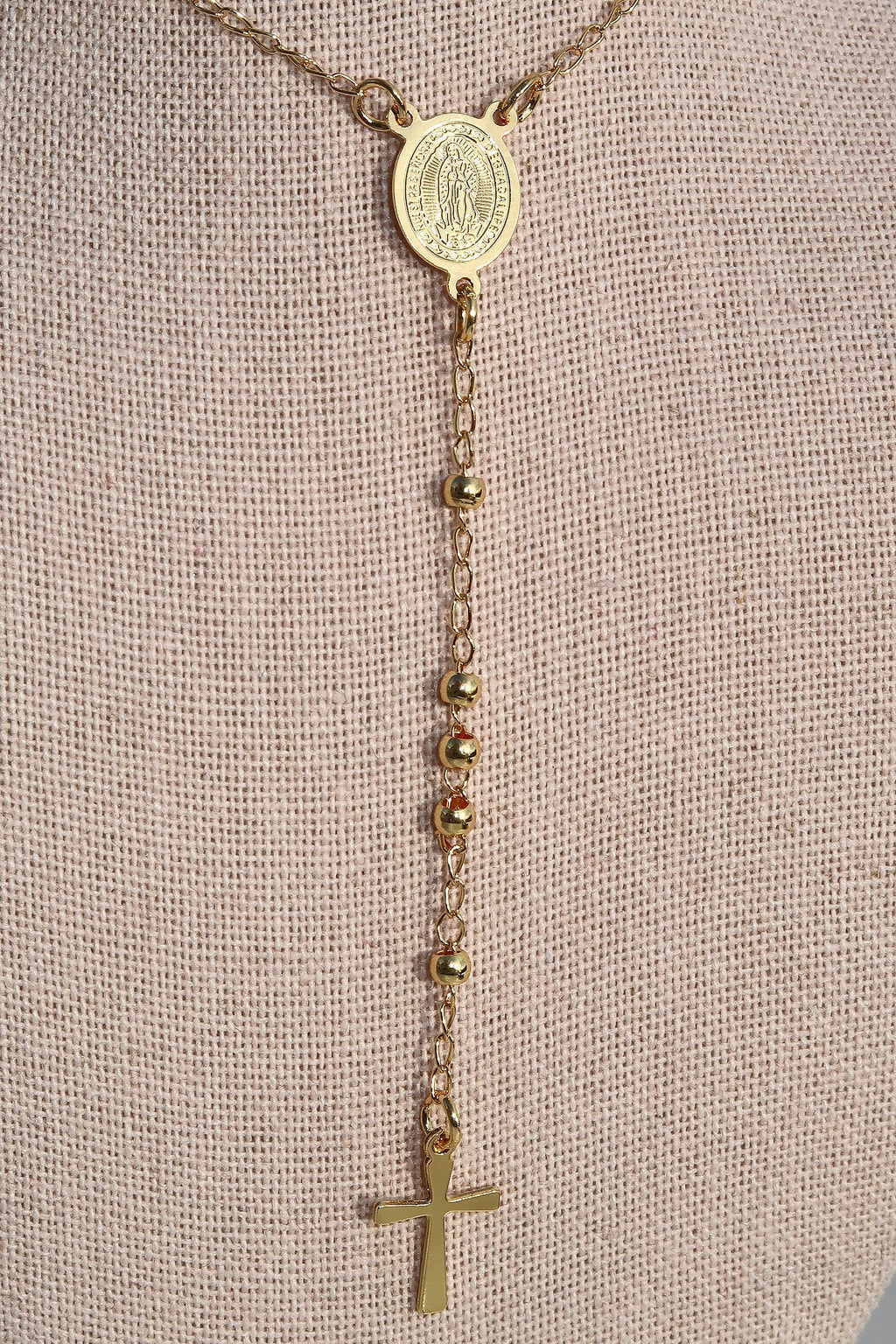 The Dainty Gold Rosary