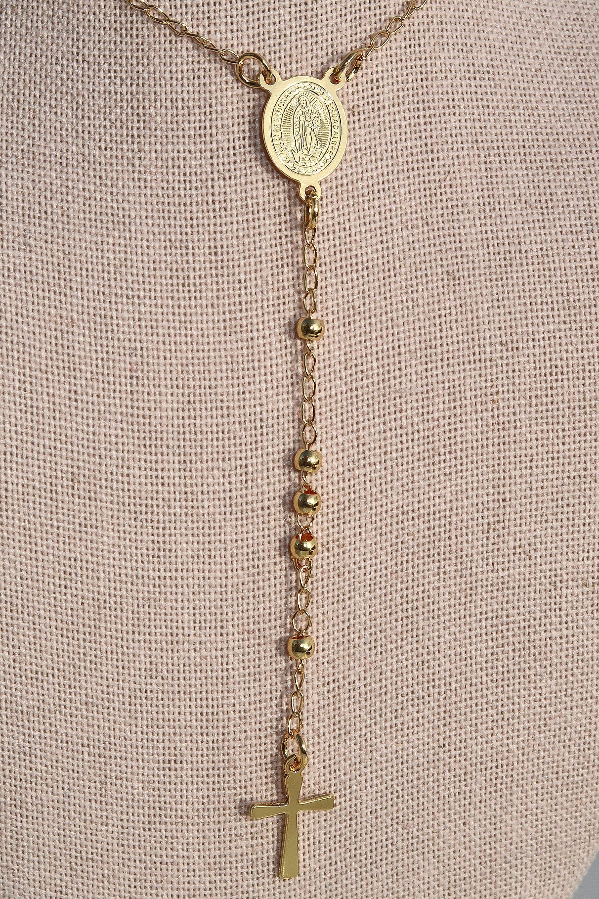 The Dainty Gold Rosary