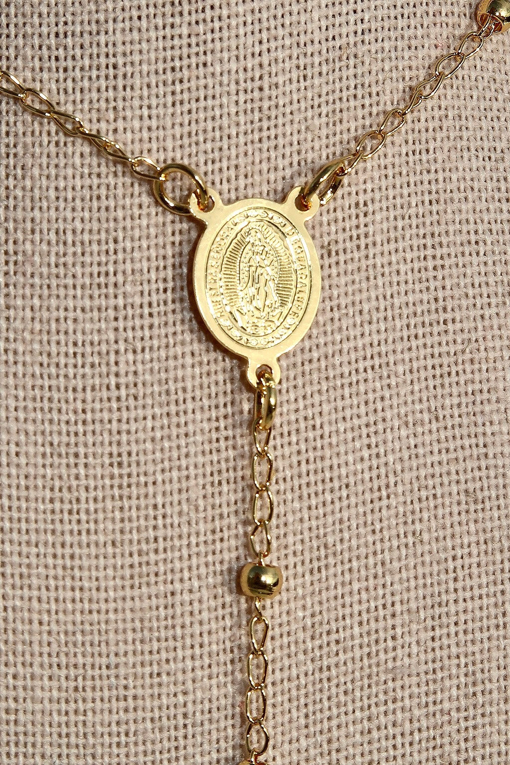 The Dainty Gold Rosary