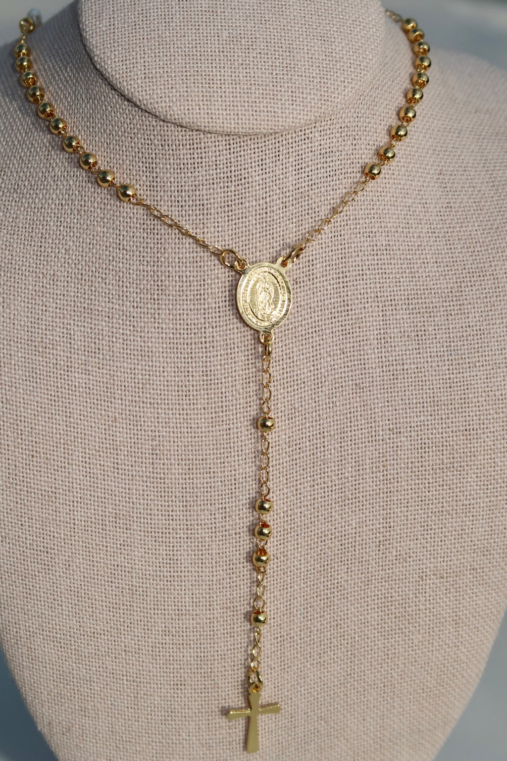 The Dainty Gold Rosary