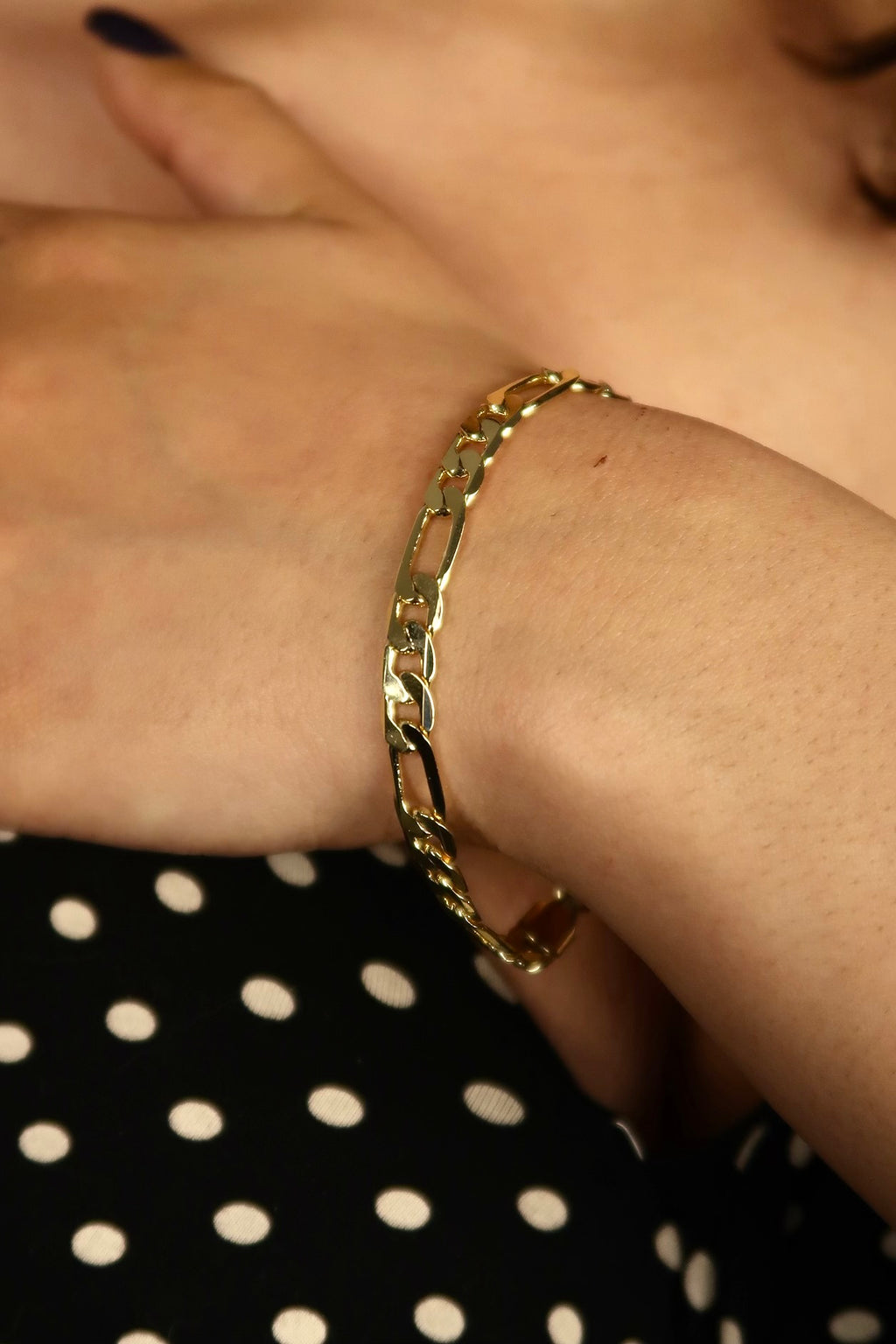 The Large Figaro Gold Bracelet