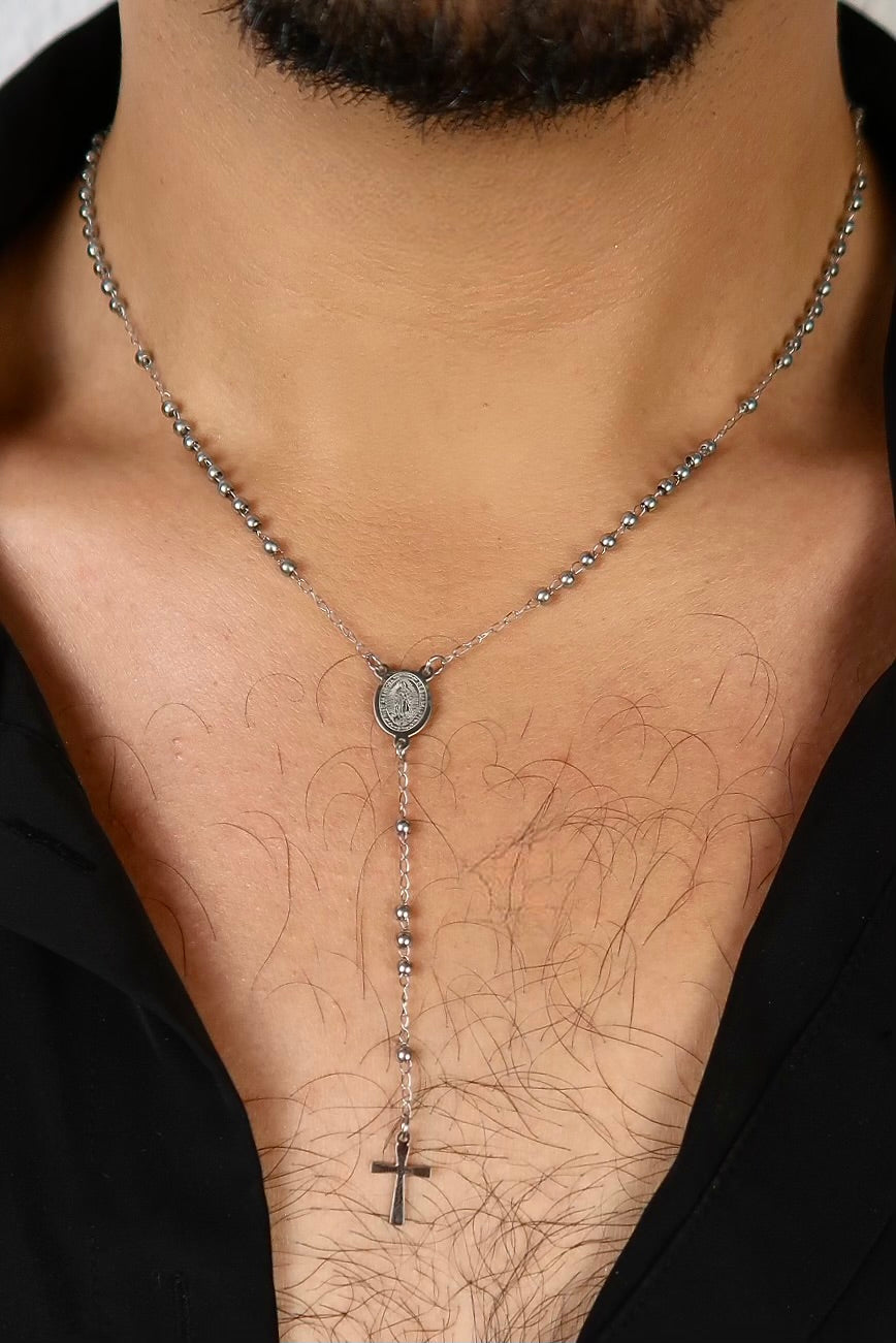 The Dainty Silver Rosary
