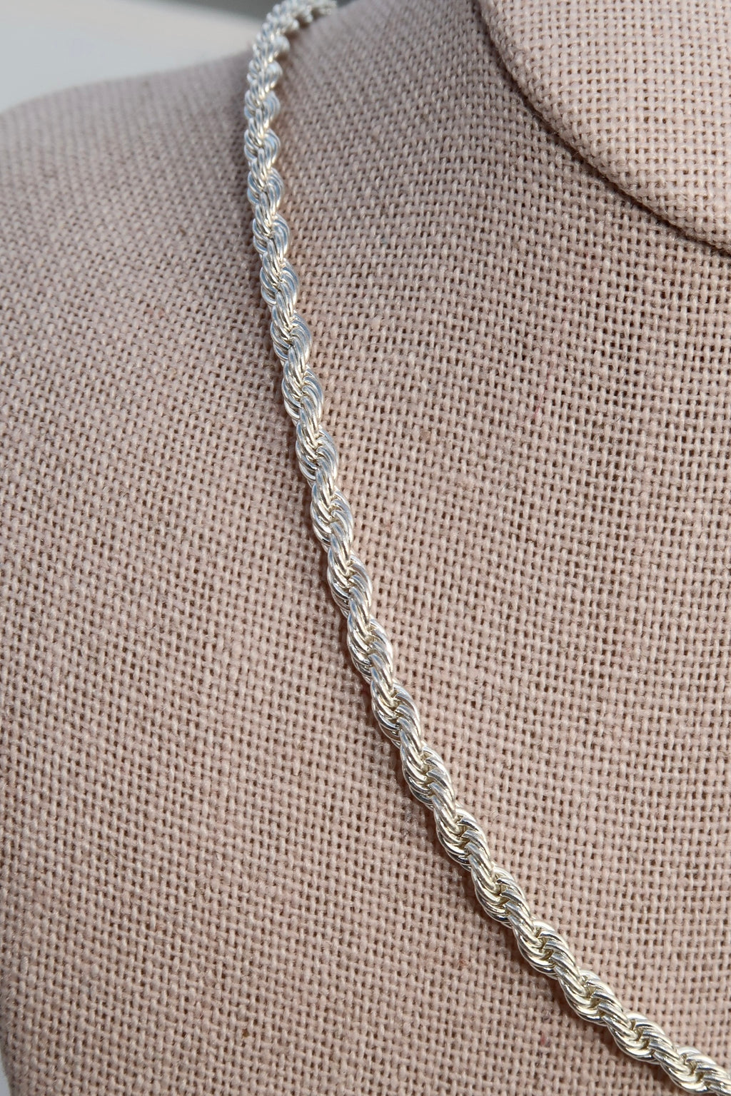 The Small Rope Silver Chain