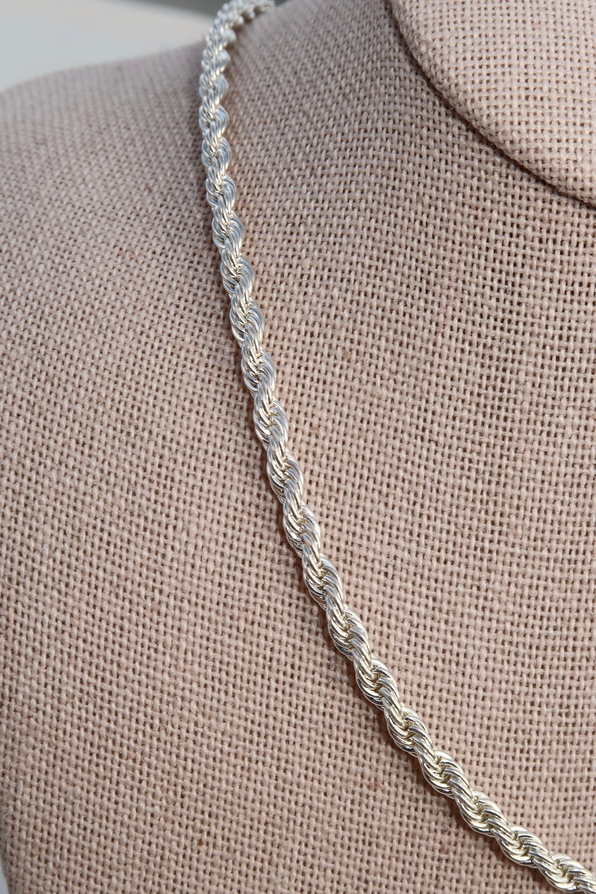 The Small Rope Silver Chain