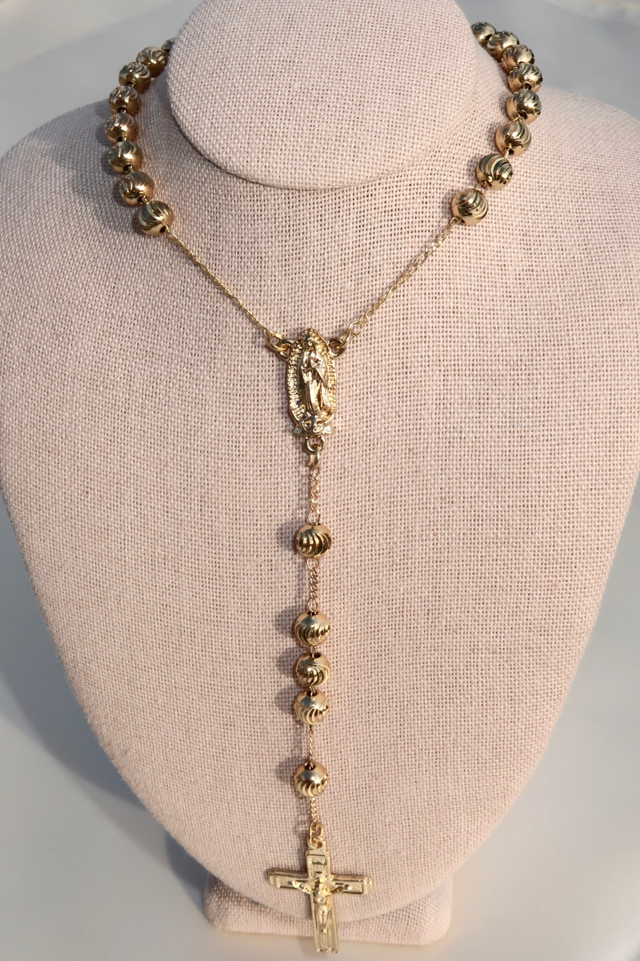 The Round Gold Rosary