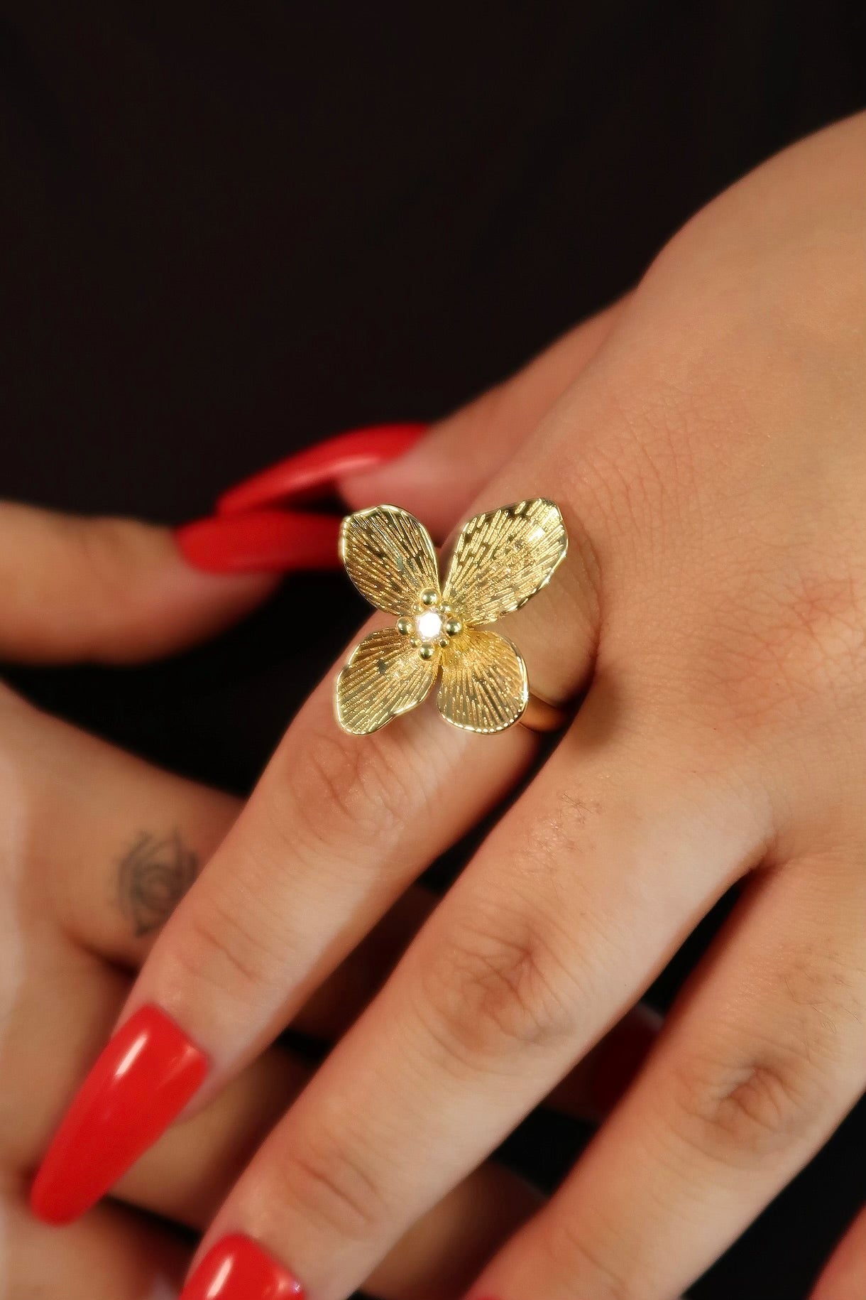 The Open Flower Ring