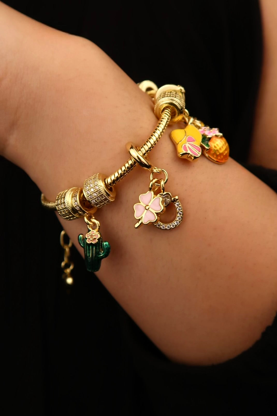 The Vacation Gold Charm Bracelet