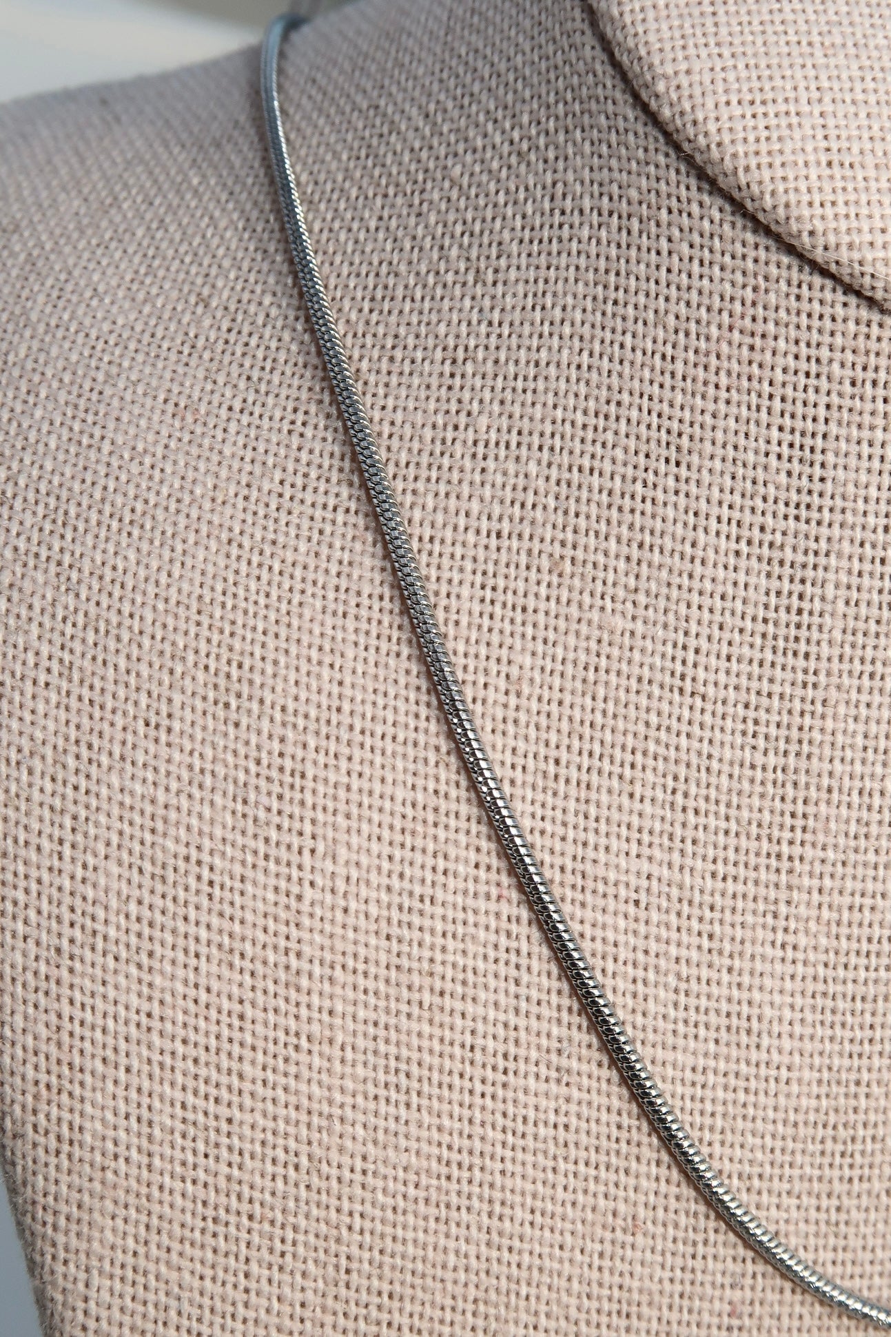 The Round Wheat Silver Chain