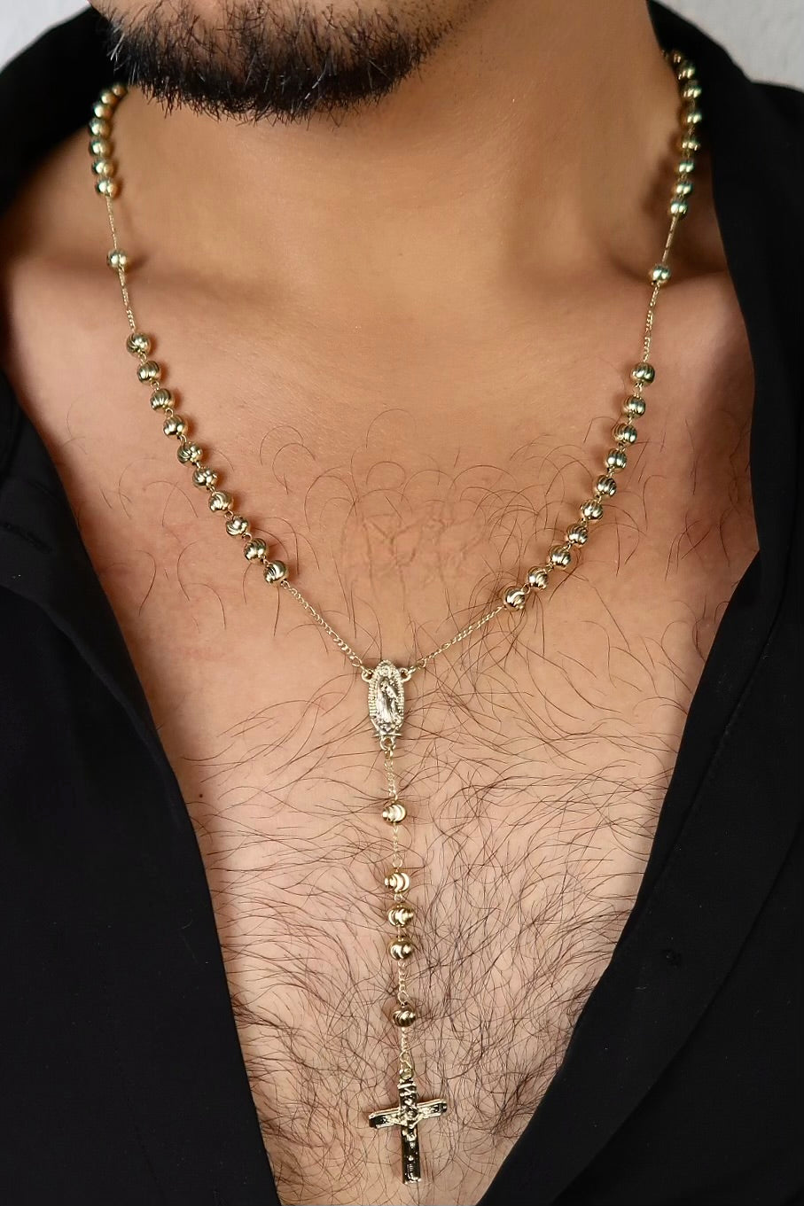 The Round Gold Rosary