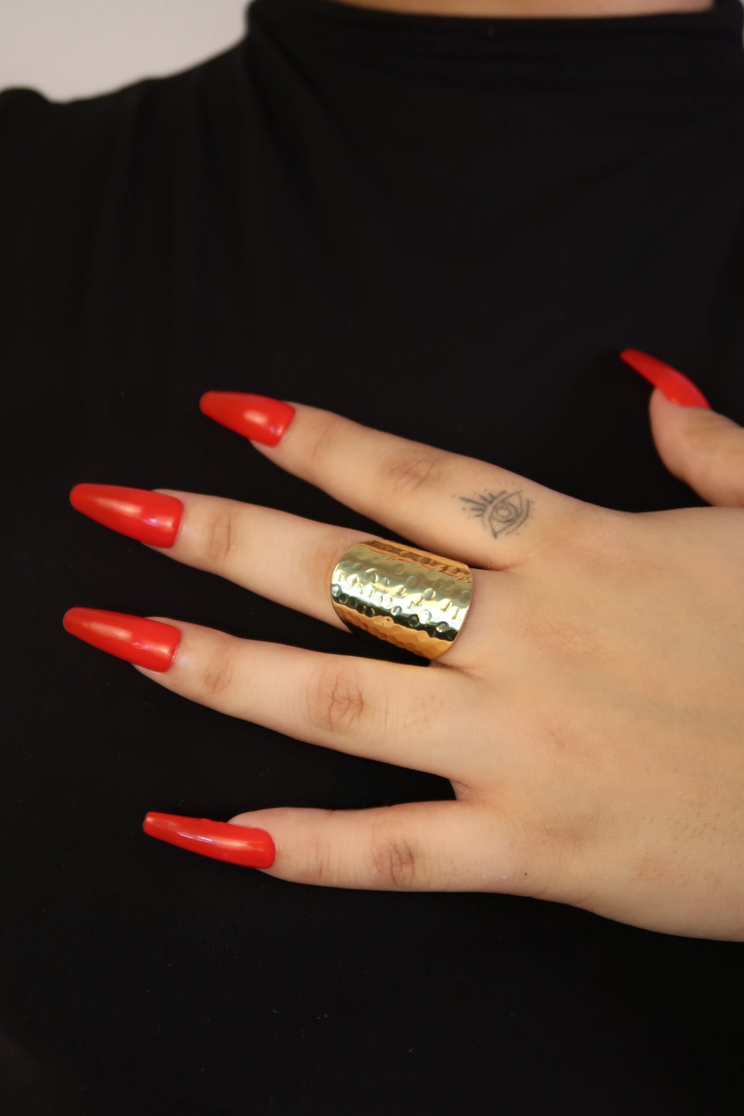 The Textured Plate Ring