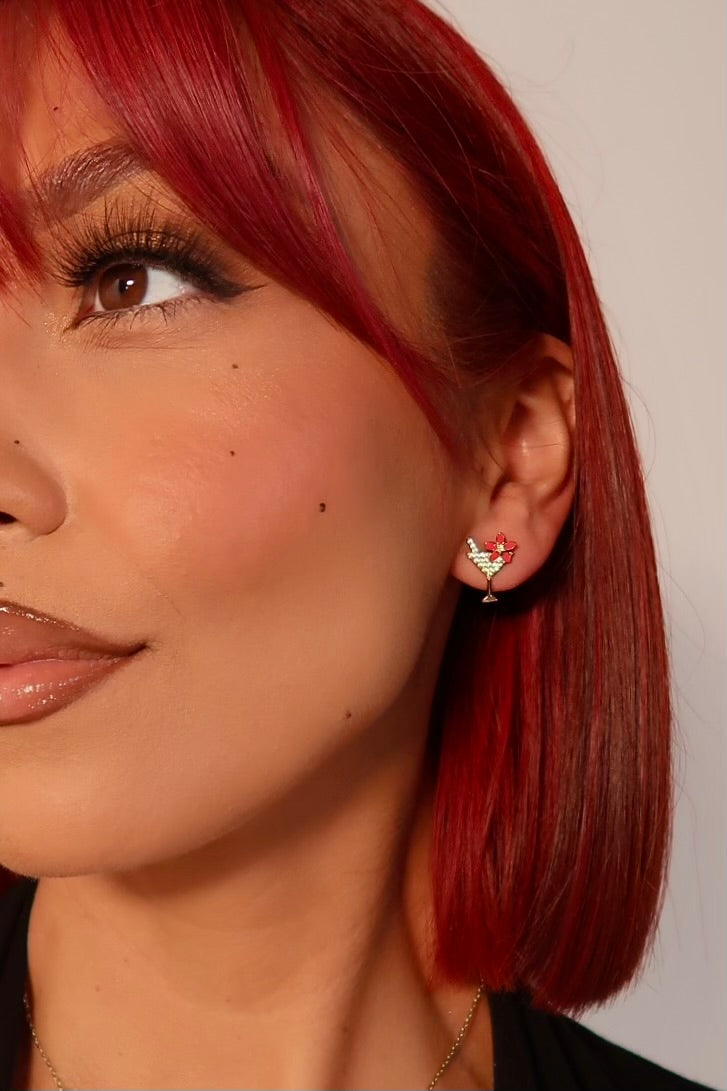 Pride - The Martini Stud Earrings
