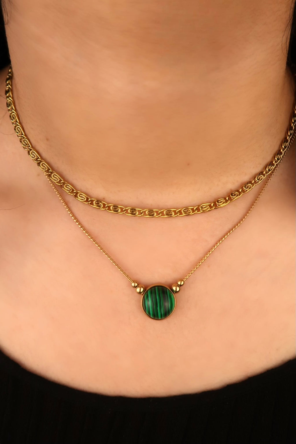 The Stunner Double Layer Chain Necklace
